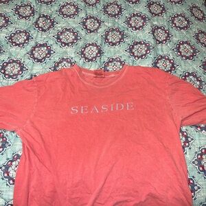 Comfort Colors Pink Seaside Long Sleeve Tee